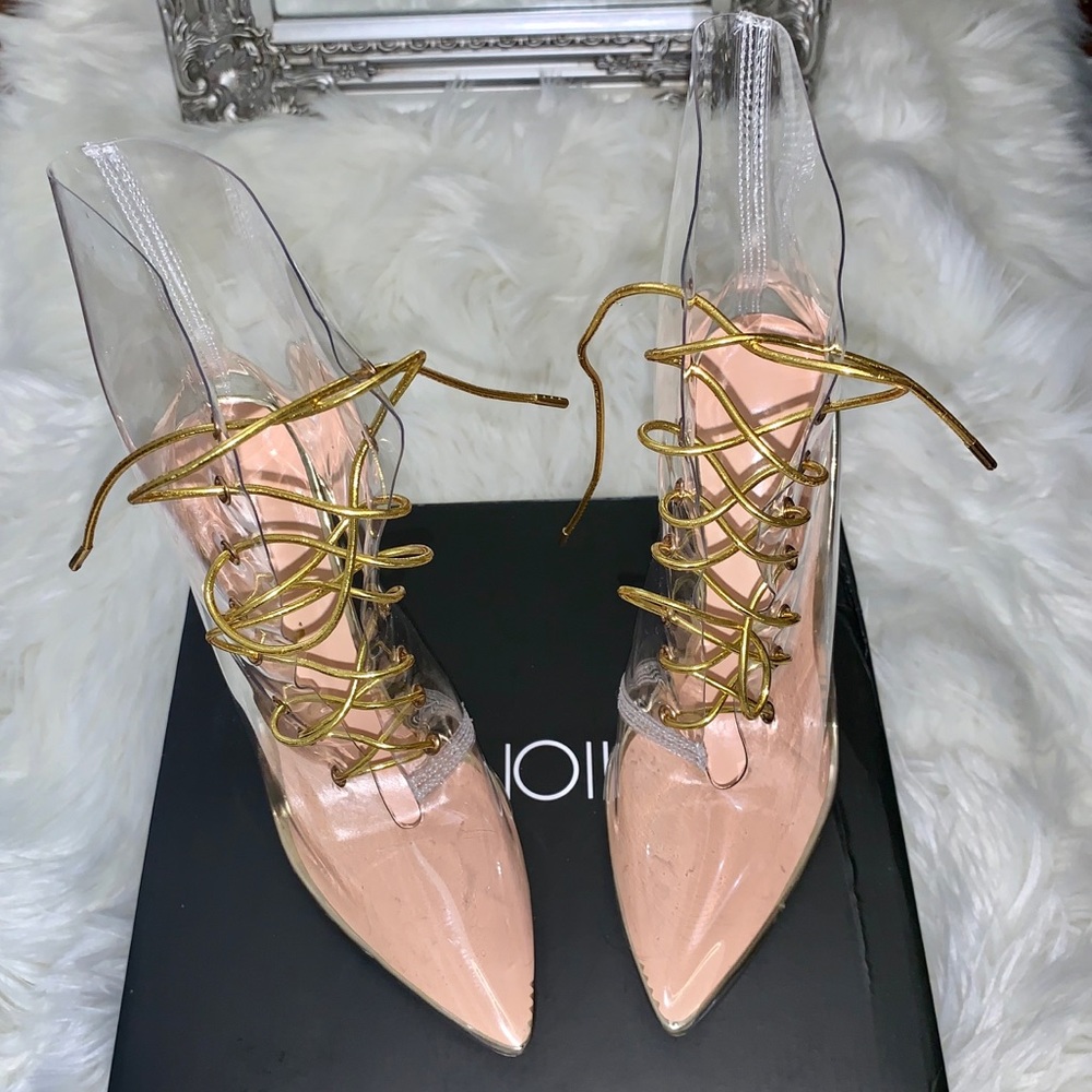Pre-Owned Fashion Nova I Said Never Bootie Size 8